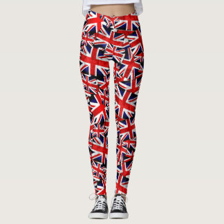 Leggings Unión Jack Reino Unido Inglaterra Bandera del Rein