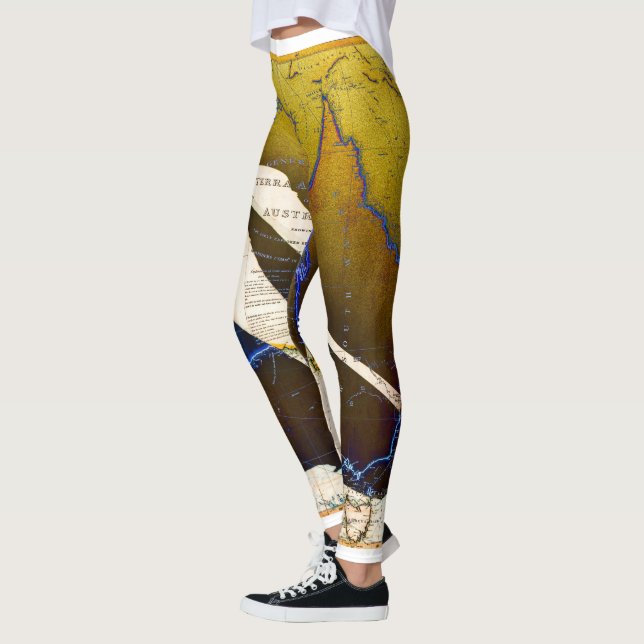 Leggings Unique Art of the Australian Coastline (Izquierda)