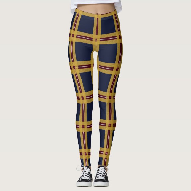 Leggings Universidad Norwich Tartán (Anverso)