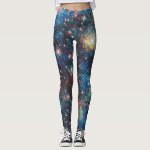 Leggings Universo De Giro Cósmico Celestial Inspirado En Ga