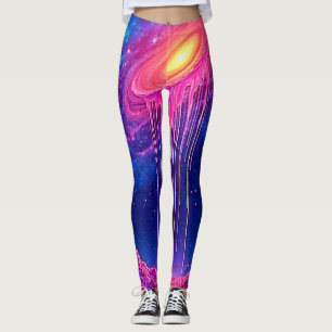 Leggings Universo de neón: estrellas brillantes