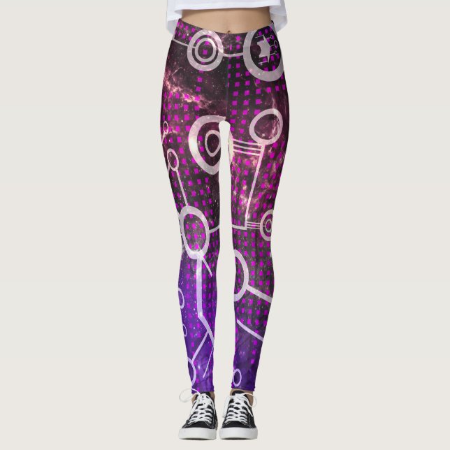 Leggings Universo digital (Anverso)