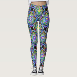 Leggings Universo Mandala Colores Psicodélicos