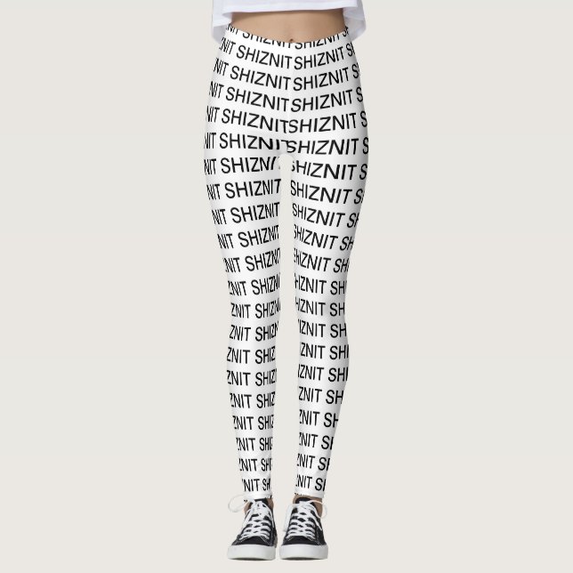 Leggings ¡UNO DE ESTE TIPO! Gag Gift Shiznit (Anverso)