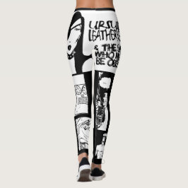 Leggings Ursula LEatherneck Punk Comic Strip Art