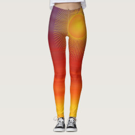 Leggings Usa Un Atardecer