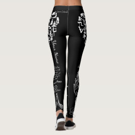Leggings Usted es una leyenda de la paz por Oomsuum Relaxat
