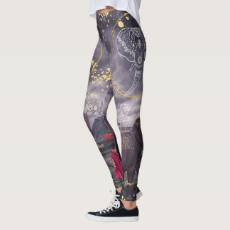 Leggings Usted es una leyenda de la paz por Oomsuum Relaxat