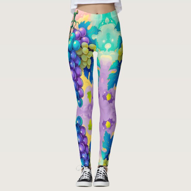 Leggings Uvas coloridas (Anverso)