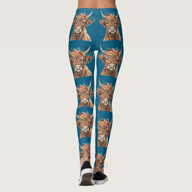 Leggings Vaca de las Tierras Altas. (Reverso)