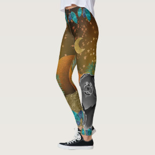 Leggings Vaca negra GINKGO Piernas del Suroeste