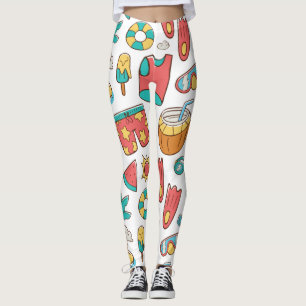 Leggings vacaciones de verano divertidas