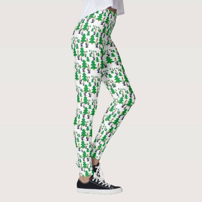 Leggings Vacaciones en invierno añaden truenos de árboles n (Derecha)