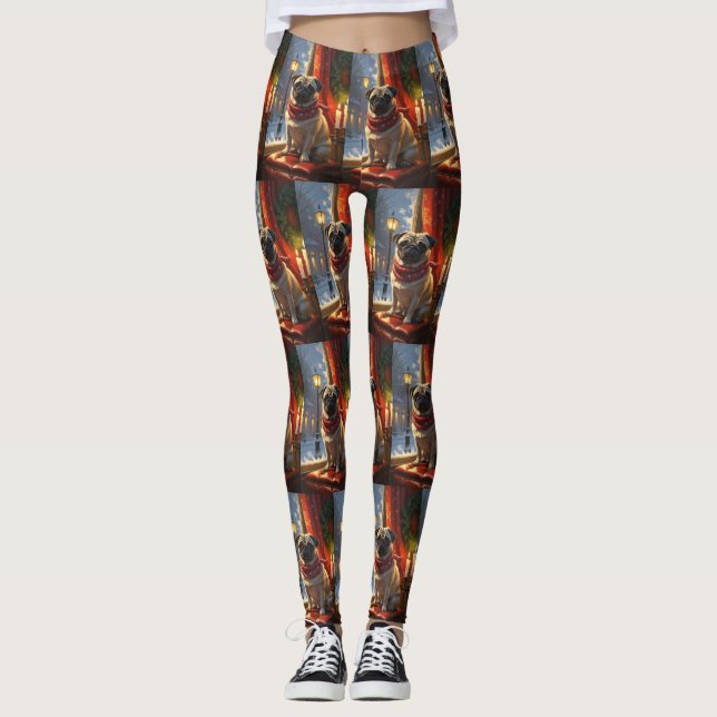 Leggings Vacaciones en la que se enciende el Navidad (Anverso)