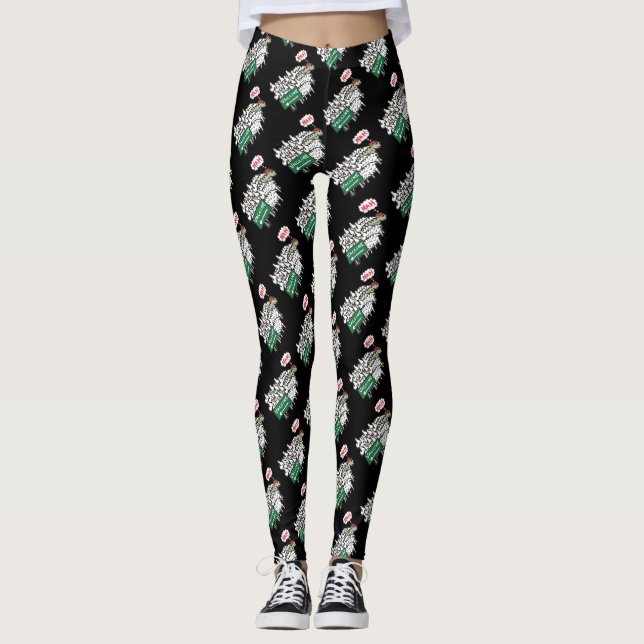 Leggings Vacunación de ovejas anti vax (Anverso)