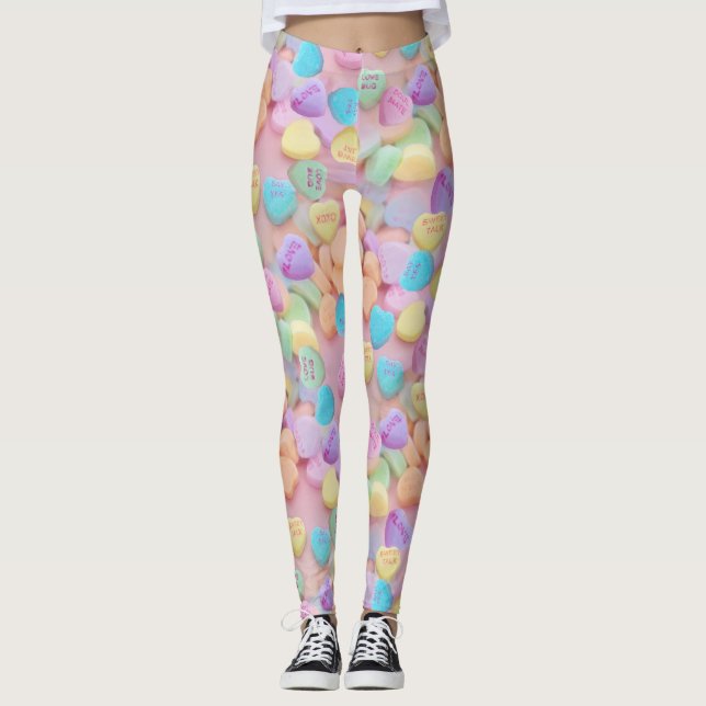 Leggings valentines caramelos (Anverso)