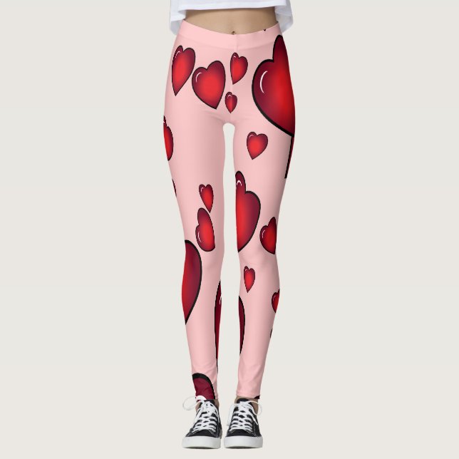 Leggings Valentines Hearts (Anverso)
