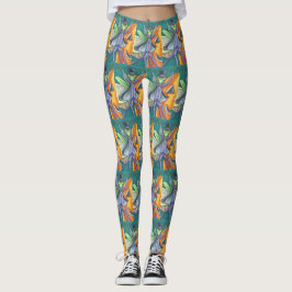 LEGGINGS VAMPIRE REZANDO MANTIS, HALLOWEB BUG ART LEGGINING