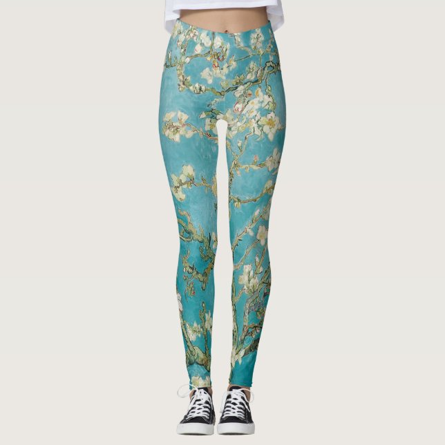 Leggings Van Gogh Almond Blossoms/Purple/St Remy (Anverso)