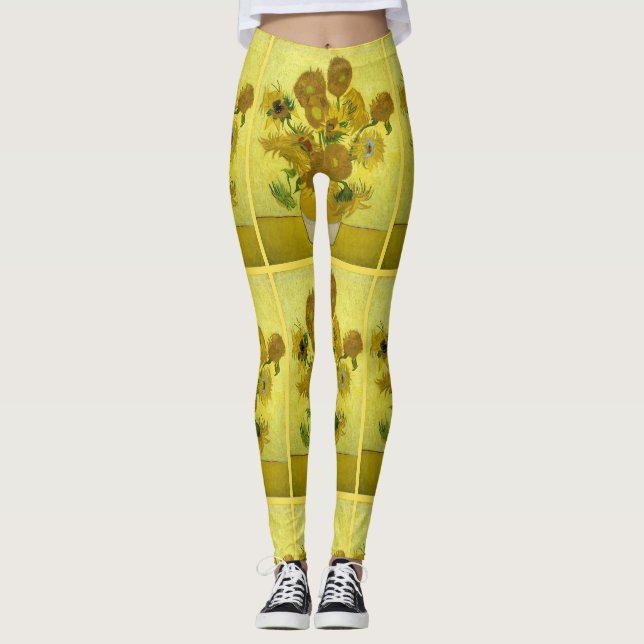 Leggings Van Gogh Girasoles (Anverso)