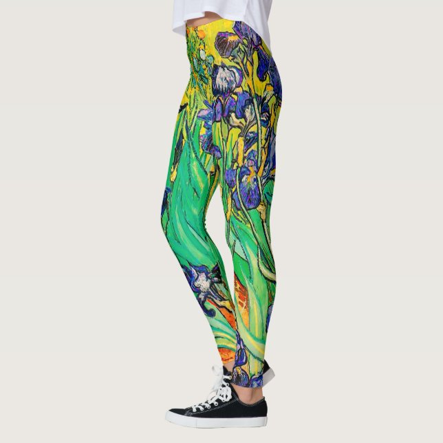 Leggings Van Gogh Irises/Purple/St. Remy (Izquierda)