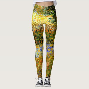 Leggings Van Gogh - Jardín de flores