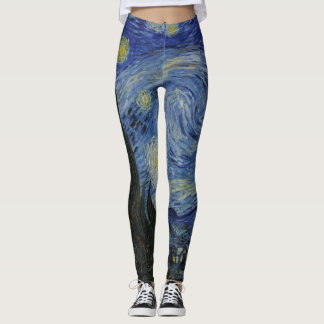 Leggings Van Gogh - Noche estrellada