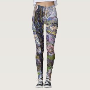 Leggings Van Gogh Vista de los huertos floridos de Arles