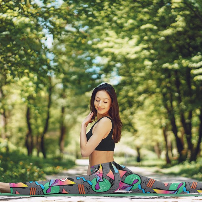Leggings Vaporwave Synthwave Estilo Retro 90s (Subido por el creador)