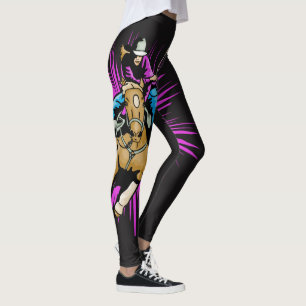 Leggings Vaquera en las polainas occidentales del caballo