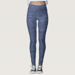 Leggings Vaqueros azules frescos modernos del dril de<br><div class="desc">El legging modelado vaqueros azules frescos modernos del demin.</div>