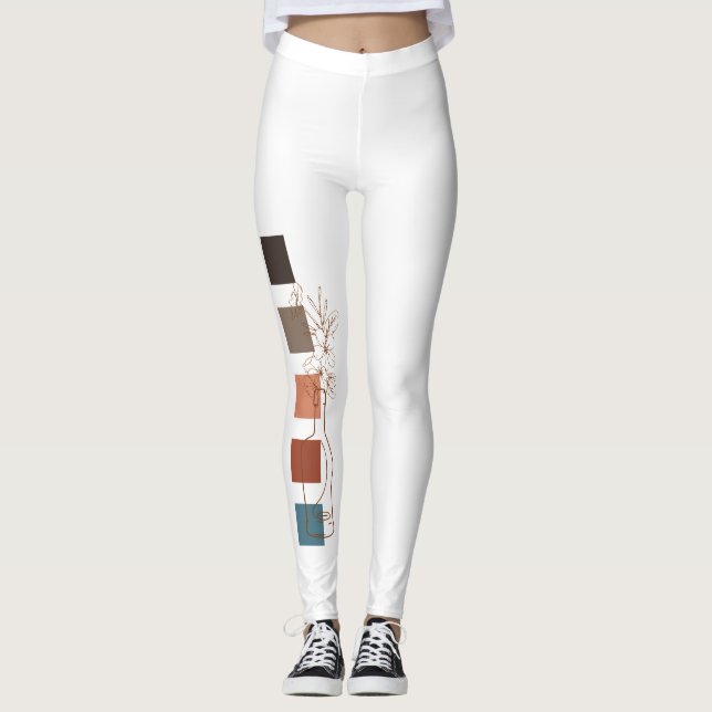 Leggings Vara de flores (Anverso)