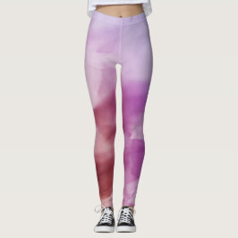 Leggings Variaciones de morado en acuarela