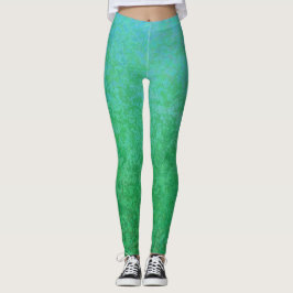 Leggings Variaciones verdes de Guay con degradado