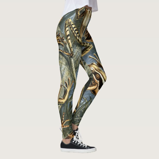 Leggings Variedad de Ernst Haeckel de ranas exóticas: (Derecha)