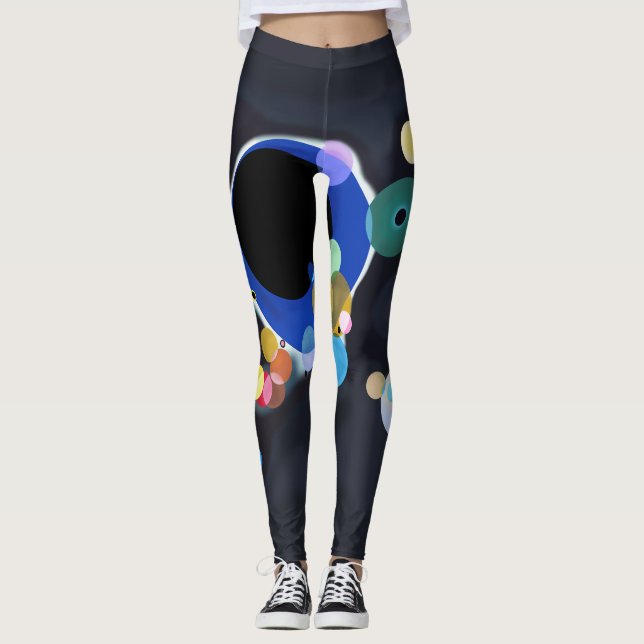 Leggings Varios círculos, Vassily Kandinsky en digital (Anverso)