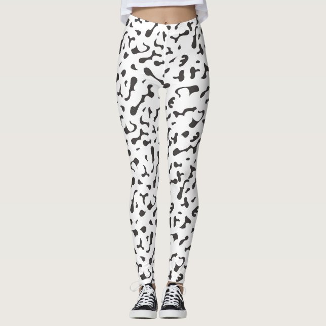 Leggings Vector de abstracto sin inconvenientes Amorfo Patt (Anverso)