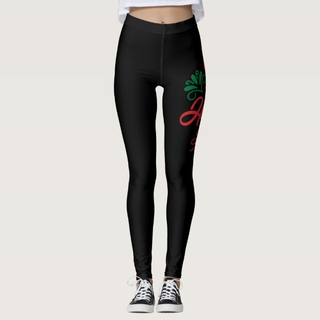 Leggings Vehículo Ho Ho Santa Sleight (Anverso)
