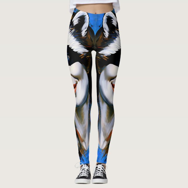 Leggings "Velka Teyani" un tramposo de mapache (Anverso)