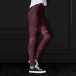 Leggings Velvety Wine Damask | Bordeaux Sangria Grunge Glam<br><div class="desc">Grunge de los 90, ¡Todos Crecen! Dámaso barroco de terciopelo oscuro y dramático de inspiración gótica, en una paleta de tonos ricos y profundos, crea una opulenta textura de terciopelo de color vintage. De la lujosa y sofisticada colección "Moody Jewel Tones", este efecto abstracto moderno y mixto de novedad, contemporáneo...</div>