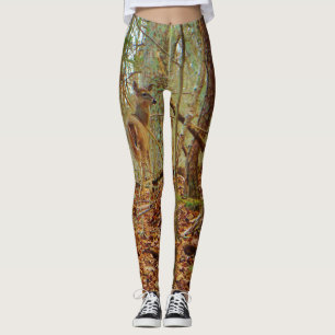 Leggings Venado en la madera. Camo Camouflage estira los pa