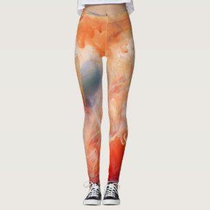 Leggings Venas Ígneas de Mármol Líquido