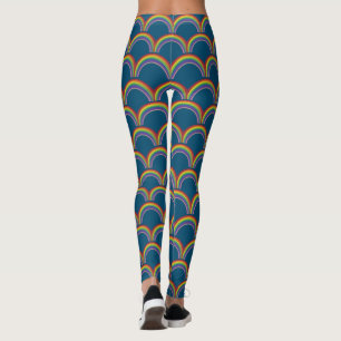 Leggings Ventilador japonés arcoiris en los Juegos Olímpico