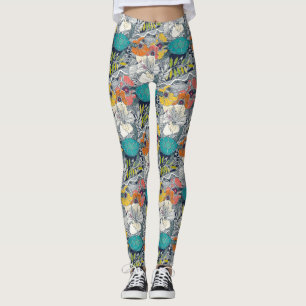 Leggings Veo piernas Hawaii oscuras de lapis