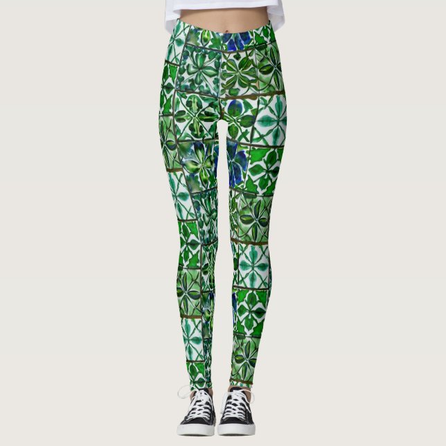 Leggings Veranda Verde (Anverso)