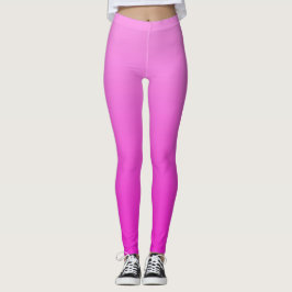 Leggings Verano Eléctrico Vibrante Rosa Caliente Ombre