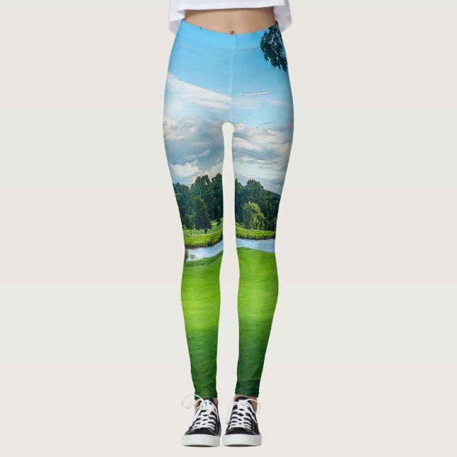 Leggings Verano En El Campo De Golf (Anverso)