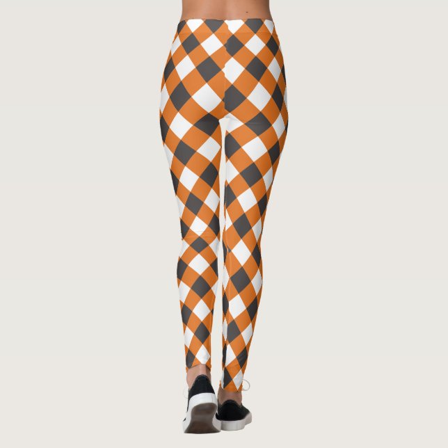 Leggings Verano femenino vestido de Gingham (Reverso)