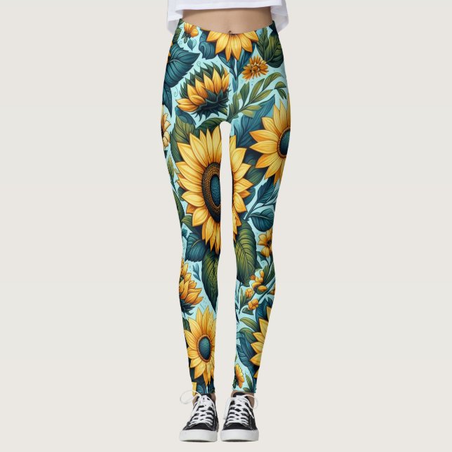 Leggings Verano/girasol/ (Anverso)