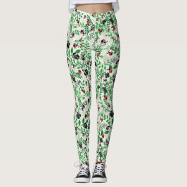 Leggings Verano - Lady Bugs, mariposas y hojas